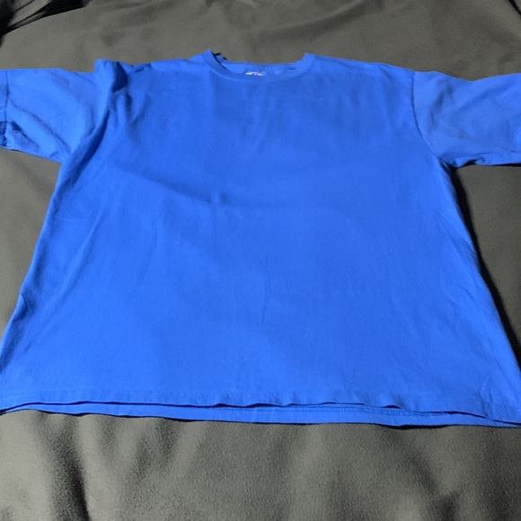 Lot of 2 Russell Athletics blue, short sleeve t-shirts. Size Large - Picture 3 of 11